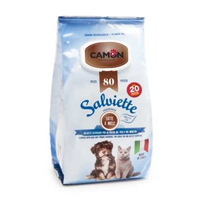 Camon vlažne maramice Latte, sa mirisom mlijeka i meda 100 kom
