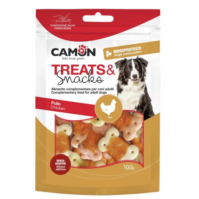 Camon poslastice zalogaji s piletinom,100 g