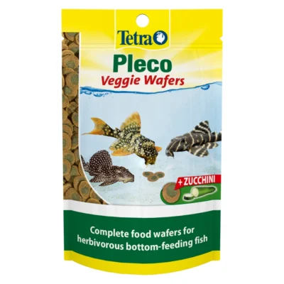 Tetra Pleco Veggie Wafers Hrana za Ribe Biljojede 15 g
