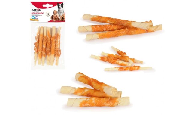 AB262 Poslastica za psa, goveđa koža sa piletinom, 250 gr - Image 1