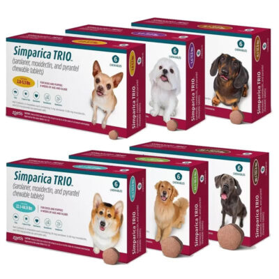 Simparica Trio tablete za žvakanje za pse