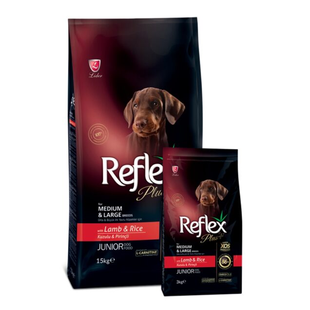 Reflex Plus hrana za štence s janjetinom i rižom za srednje velike i velike rase