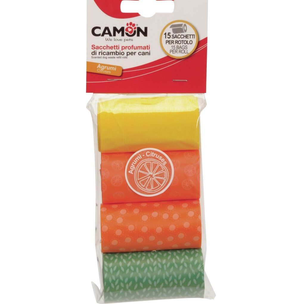B521-3 Camon zamjenske higijenske vrećice za pse s mirisom citrusa - Image 1
