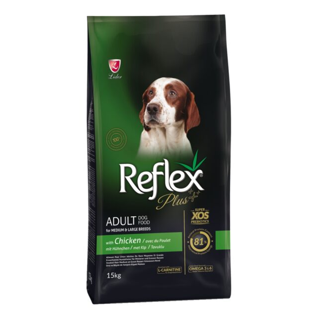 Reflex Plus adult piletina 15kg, za srednje i velike pasmine - Image 1