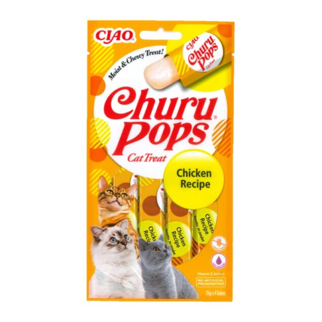Inaba Churu Pops,meso piletine, 15g x 4 - Image 1