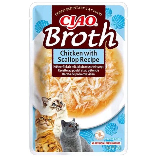 Inaba Ciao/Pileća juha sa Jakobovim kapicama,40 g - Image 1
