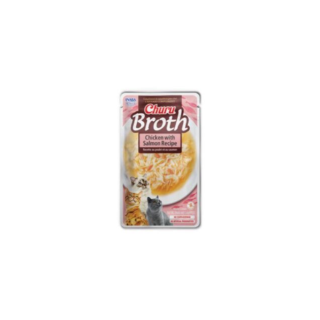 Inaba Ciao-Pileća juha sa lososom,40 g - Image 1