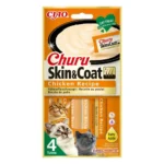 Inaba Churu poslastice za mačke Skin & Coat piletina, 14 g x 4