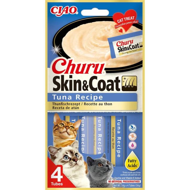 Inaba Churu poslastica Skin & Coat meso tune,14g x 4 - Image 1
