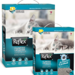 Reflex bentonit pijesak za mačke sa aktivnim ugljenom, 10 l