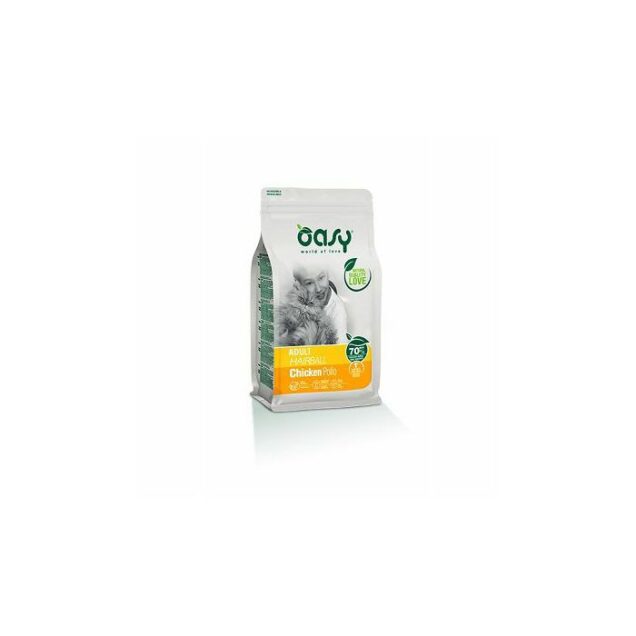 OASY Adult Hairball Chicken / piletina hrana za mačke 300g - Image 1