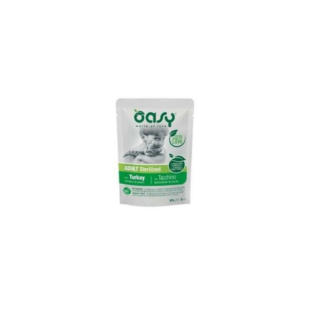 OASY Pouch  hrana za sterilisane mačke,puretina 85g - Image 1