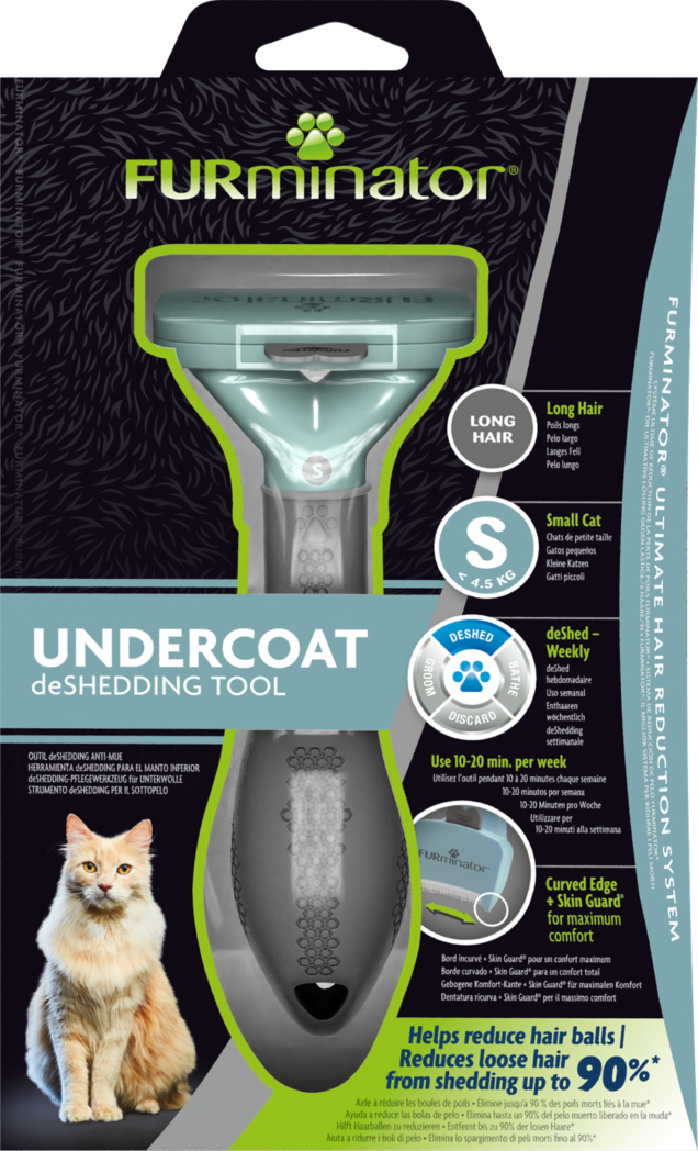 Furminator S-za poddlaku za dugodlake male mačke - Image 2
