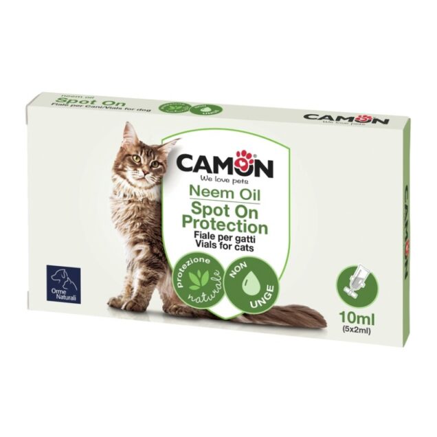 Camon Spot-on ampula za mačke s Neem uljem protiv vanjskih parazita