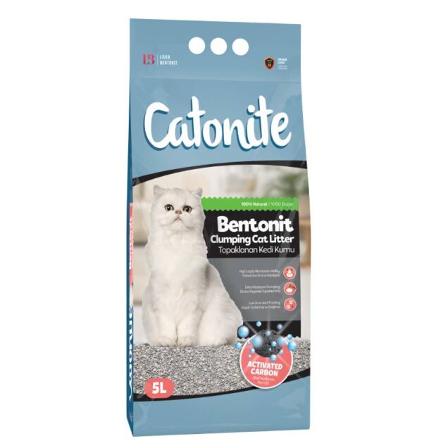 Catonite pijesak za mačke sa aktivnim ugljem, 5 l - Image 1