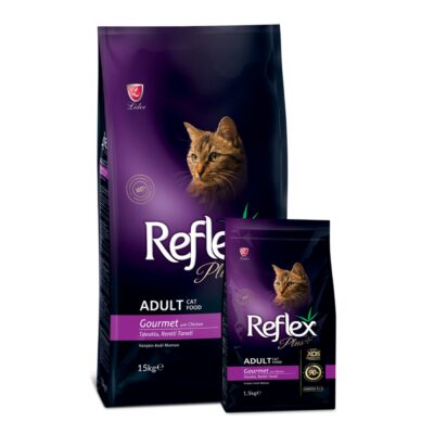 Reflex Plus Gourmet piletina hrana za odrasle mačke 1,5 kg