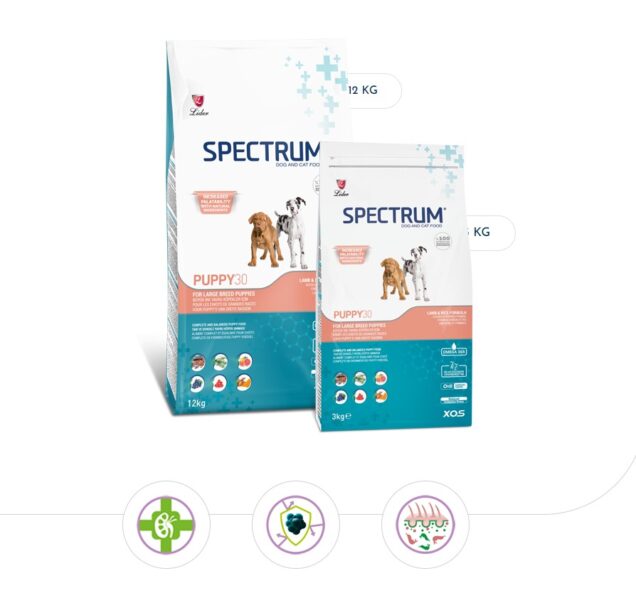Spectrum puppy za velike pasmine 12 kg, piletina