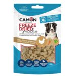 Liofilizirane pileće kocke sa mrkvom i špinatom (40g)