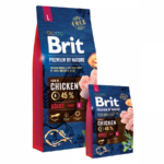Brit Premium by nature, za odrasle pse velikih pasmina, piletina 15 kg