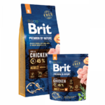 Brit Premium by nature, za odrasle pse srednjih pasmina,piletina