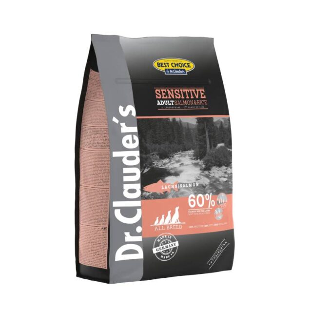 Dr.Clauder’s Sensitive Adult Losos i riža, 4 kg - Image 1
