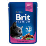 Brit Premium piletina i puretina u sosu, 100 gr