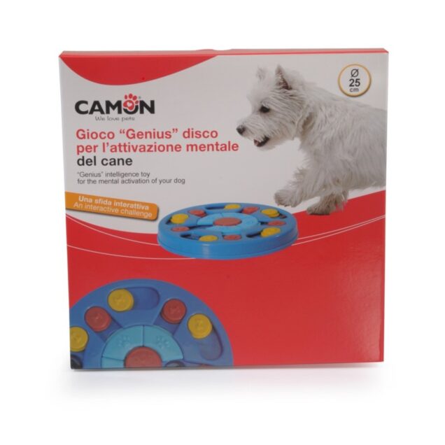 Interaktivna igračka za psa "Genius" - okrugli puzzle dozator grickalica - Image 2