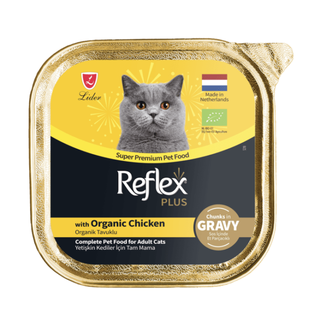 Reflex Plus MEATY CHUNKS WITH ORGANIC CHICKEN