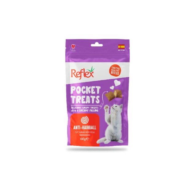 Reflex poslastice za mačke Anti-hairball, 60 g - Image 1