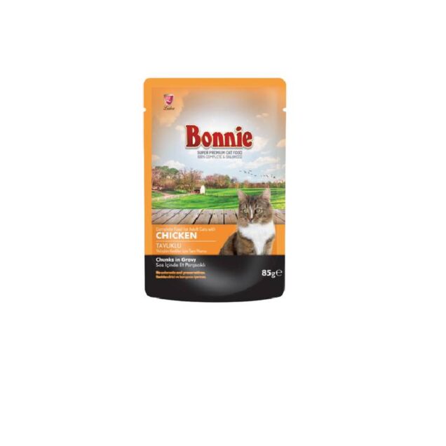 BNK-093 Bonnie pouch sa piletinom u sosu,85 gr - Image 1