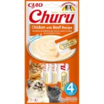 Inaba Churu Piletina&Govedina kremasta poslastica,4x14g