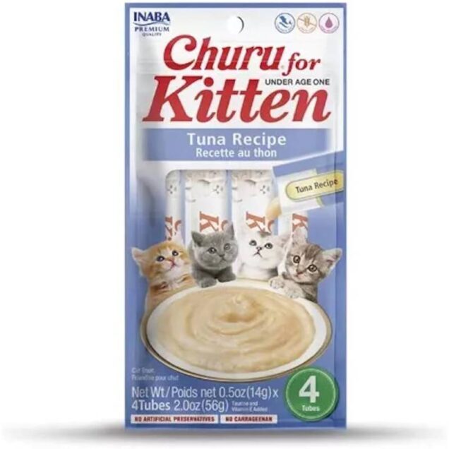Inaba Churu poslastice za mačiće do 12 mjeseci, tuna 4 x 14 g - Image 1