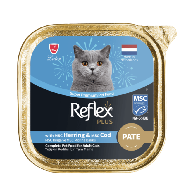 Reflex Plus haringa i bakalar pašteta za odrasle mačke