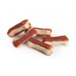 Camon žvakalica za pse mini kosti od sirove kože s patkom, 100 g - Image 2