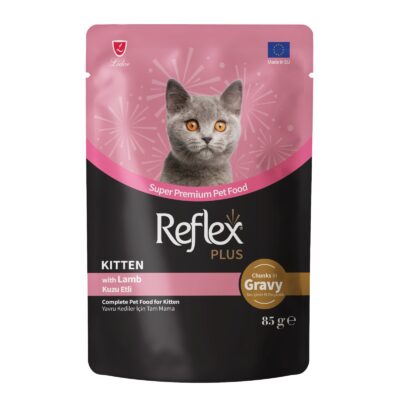 Reflex Plus komadići u umaku janjetina hrana za mačiće 85 g
