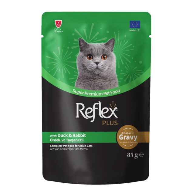 Reflex Plus komadići u umaku patka i kunić hrana za odrasle mačke