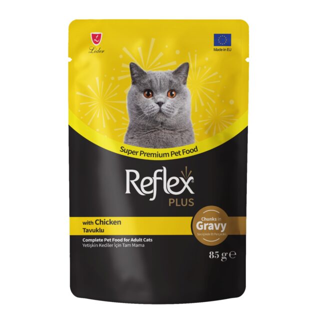Reflex Plus komadići u umaku piletina hrana za odrasle mačke 85 g