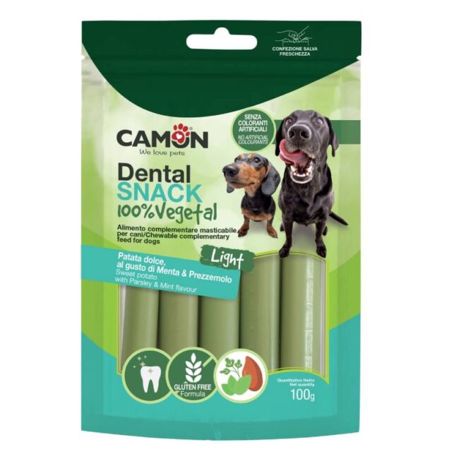 AE331 Dental poslastica od batata s okusom peršina i mente,100g - Image 1