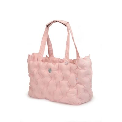 Prošivena torba za kućne ljubimce - roza