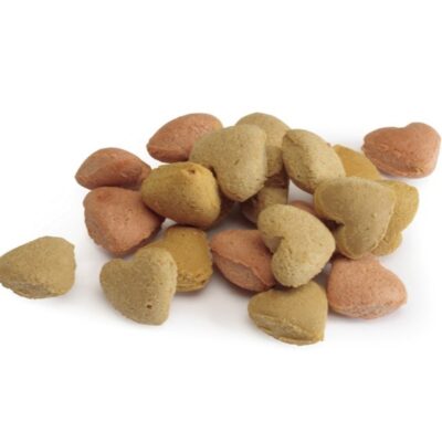 Biscocat - keksići u obliku srca s rižom i piletinom za mačke