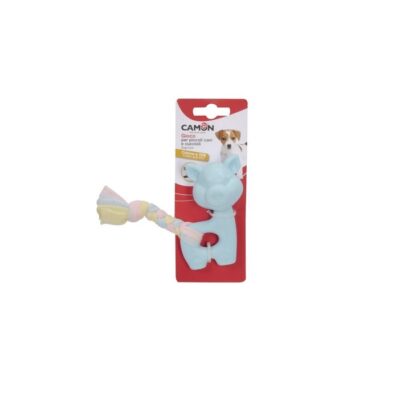 Igračka s pamučnom pletenicom i pištaljkom