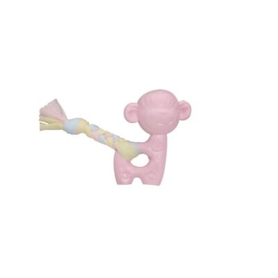 Igraška s pamučnom pletenicom i pištaljkom