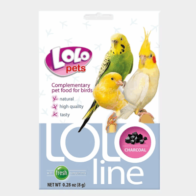 Lololine dopunska hrana za ptice, ugljen