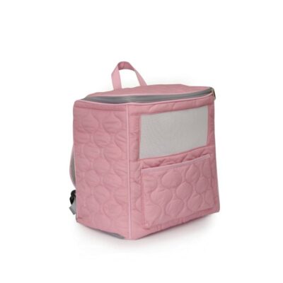 Ružičasta prošivena torba za ljubimce