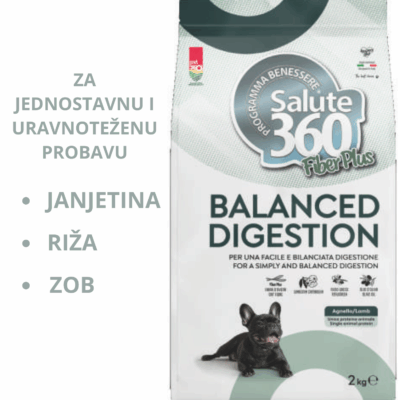 Pet360 Fiber plus URAVNOTEŽENA PROBAVA, 2 kg