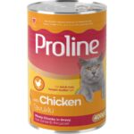Proline mesni komadići od piletine u sosu, za odrasle mačke , 400 g