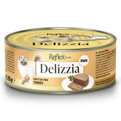 Delizzia pašteta s puretinom hrana za odrasle mačke