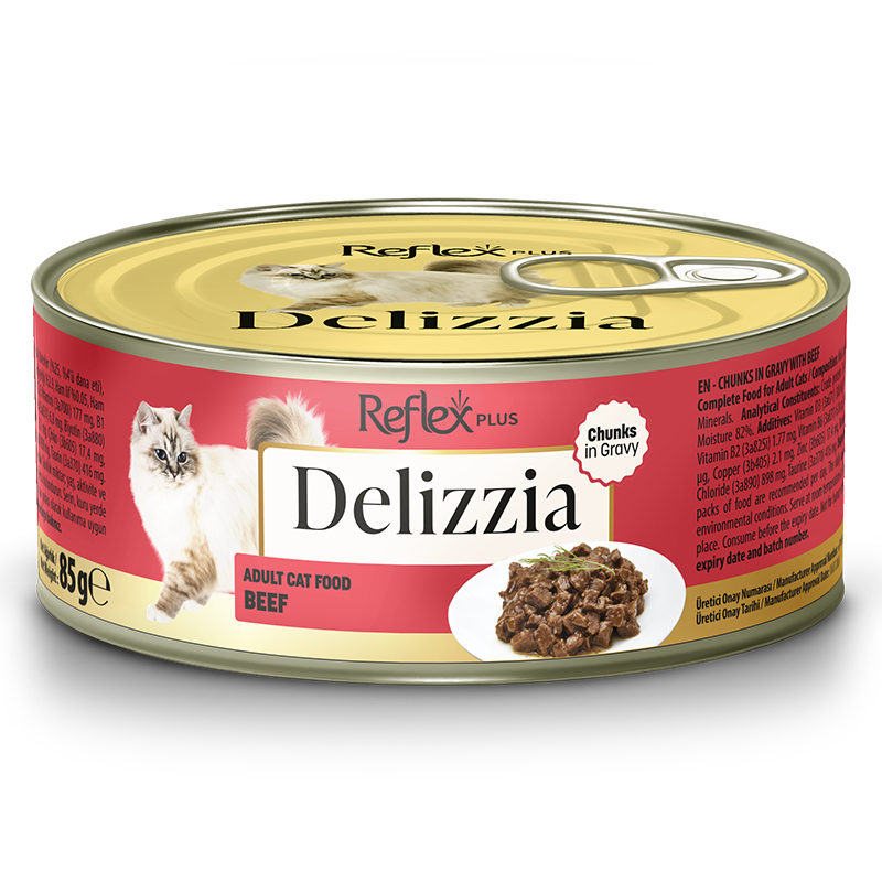 RFK-184 Delizzia komadići govedine u umaku hrana za odrasle mačke, 85 g
