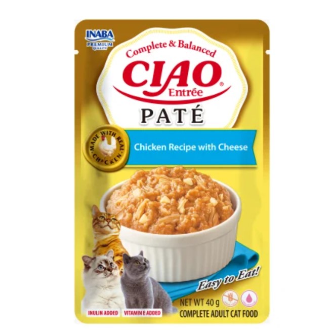 Inaba Ciao Entrée Paté recept s piletinom i sirom