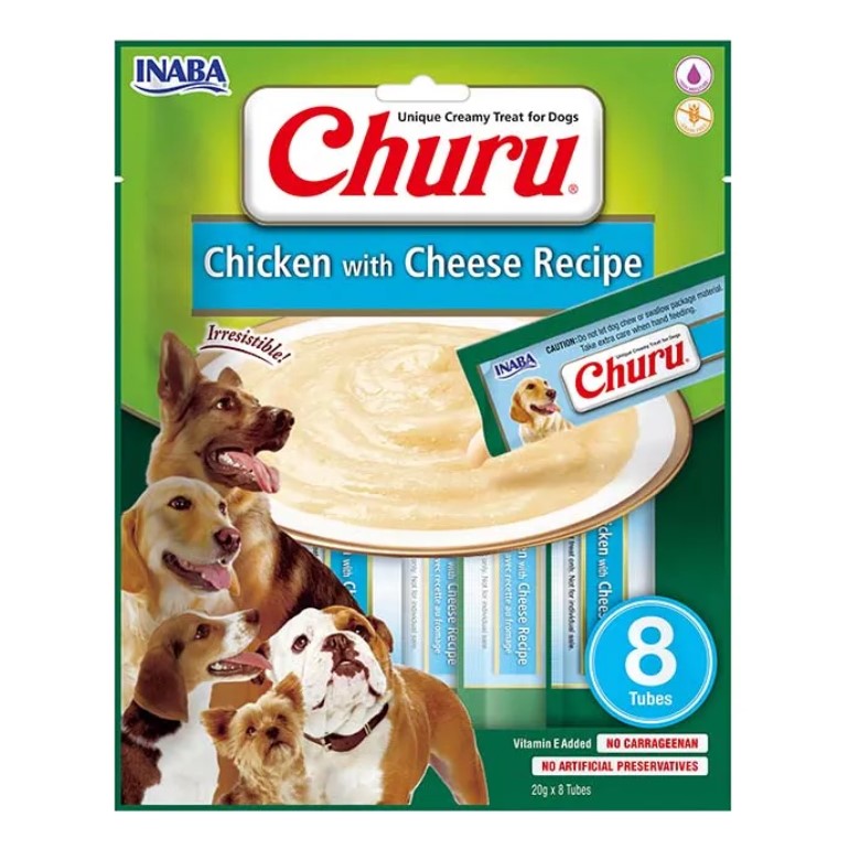 Inaba Churu tečna poslastica za pse od piletine sa dodatkom sira